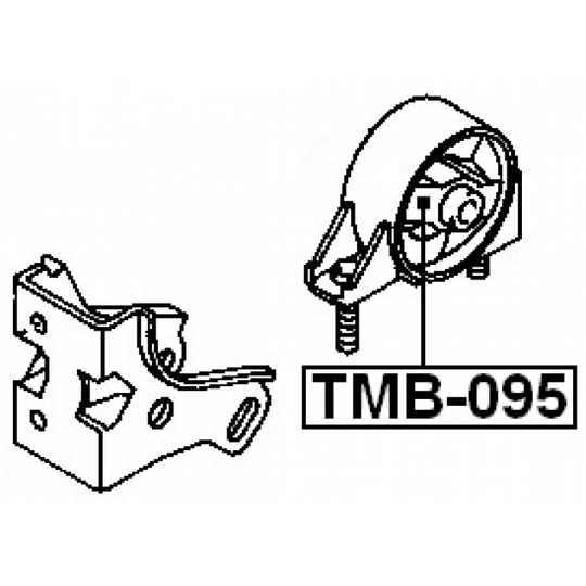 TMB-095 - Moottorin tuki 