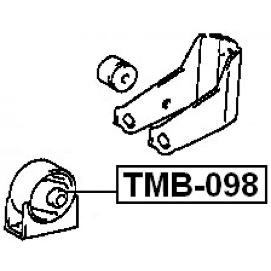 TMB-098 - Moottorin tuki 