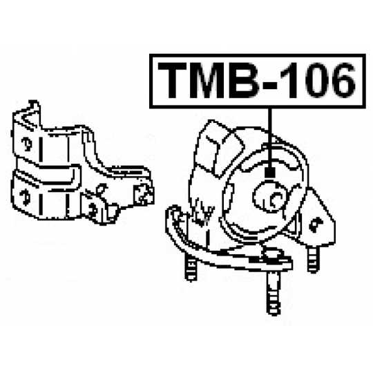 TMB-106 - Moottorin tuki 