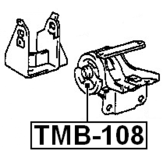 TMB-108 - Paigutus, Mootor 