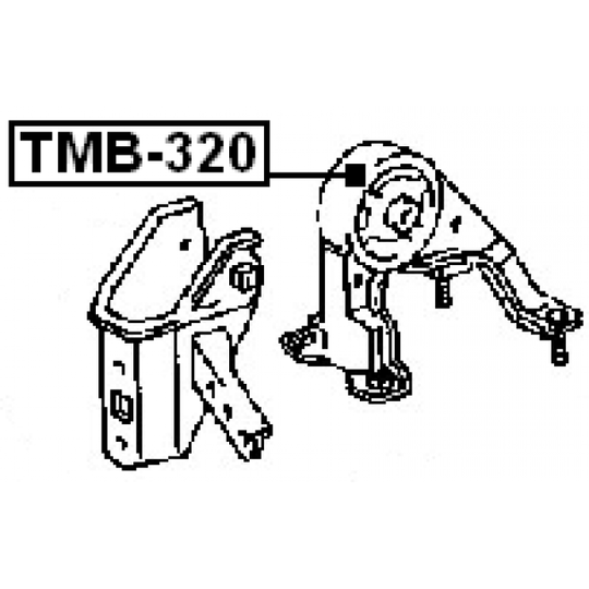 TMB-320 - Paigutus, Mootor 