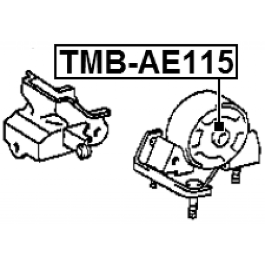 TMB-AE115 - Motormontering 