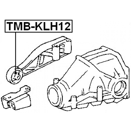 TMB-KLH12 - Kiinnitys, tasauspyörästö 