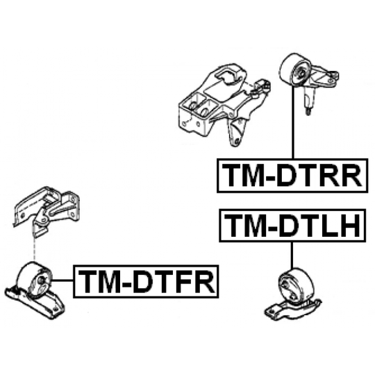 TM-DTLH - Moottorin tuki 