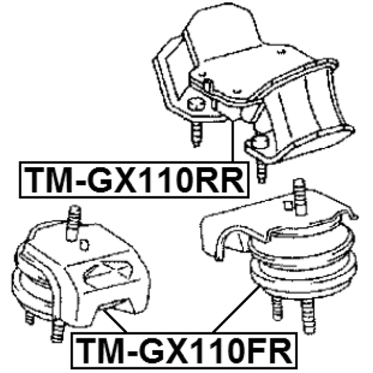 TM-GX110FR - Engine Mounting 