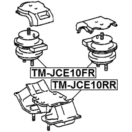 TM-JCE10FR - Engine Mounting 