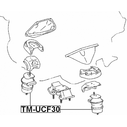 TM-UCF30 - Motormontering 