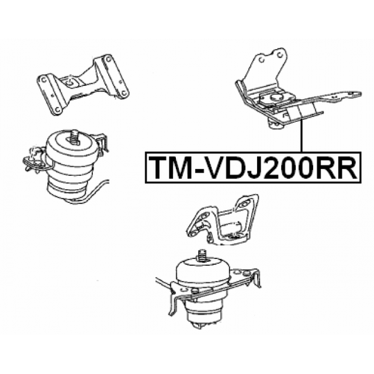 TM-VDJ200RR - Engine Mounting 