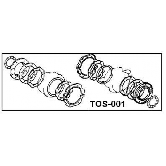 TOS-001 - Remondikomplekt, käändmik 