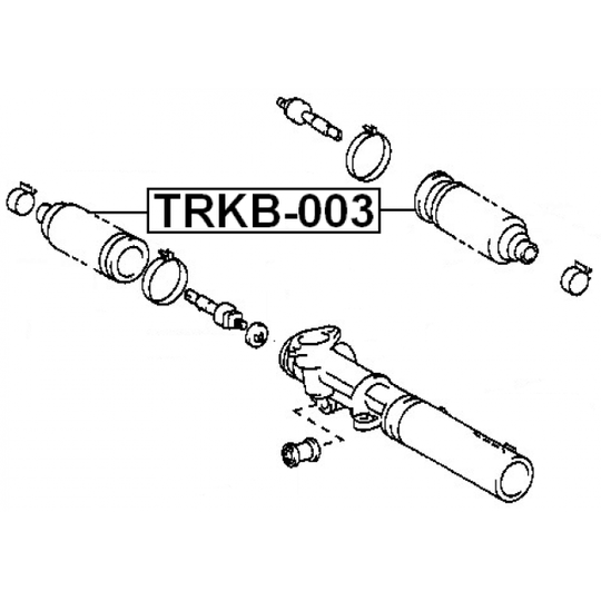 TRKB-003 - Bellow, steering 