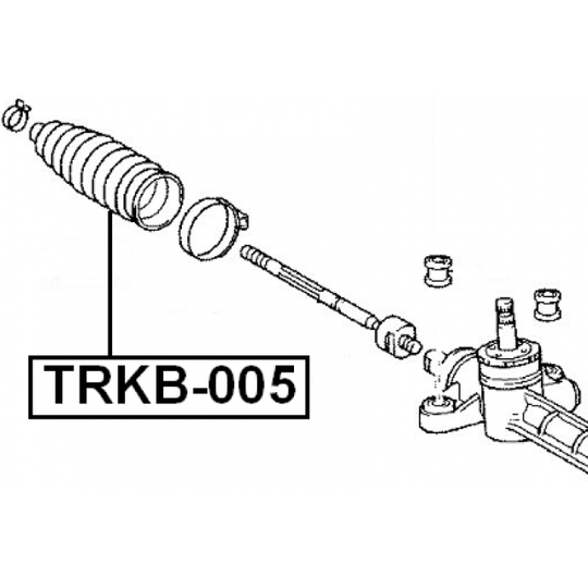 TRKB-005 - Bellow, steering 