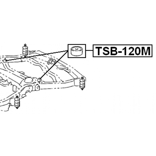 TSB-120M - Kinnitus, sillatala 