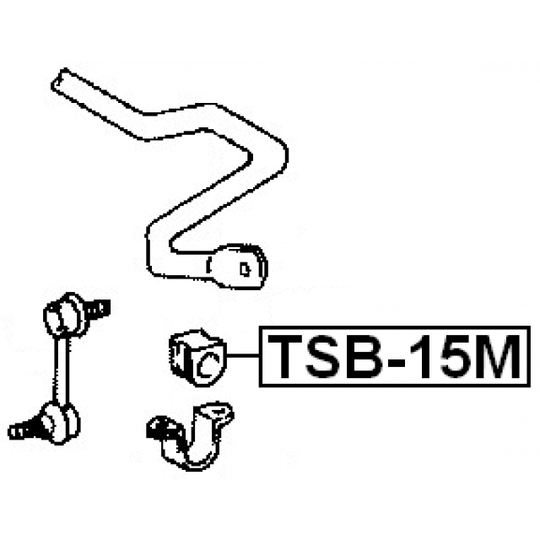 TSB-15M - Kinnitus, stabilisaator 