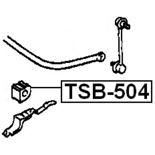 TSB-504 - Kinnitus, stabilisaator 