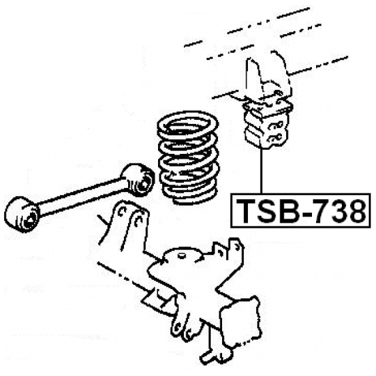 TSB-738 - Rubber Buffer, suspension 