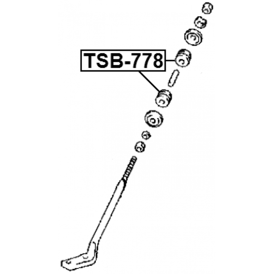 TSB-778 - Bussning, bladfjäder 