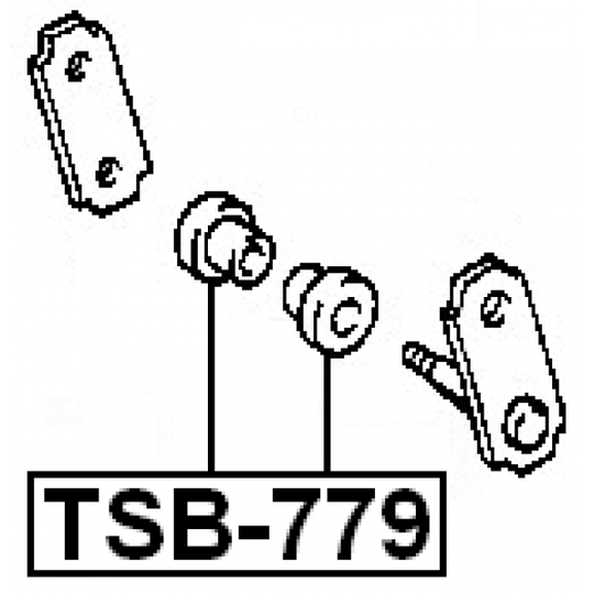 TSB-779 - Bussning, bladfjäder 