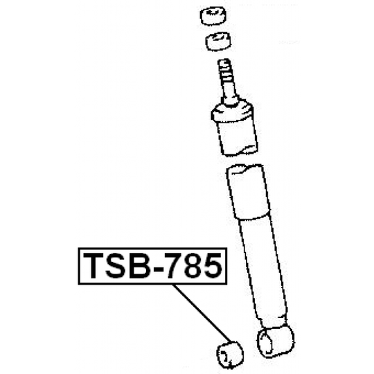 TSB-785 - Spacer Bush, shock absorber 