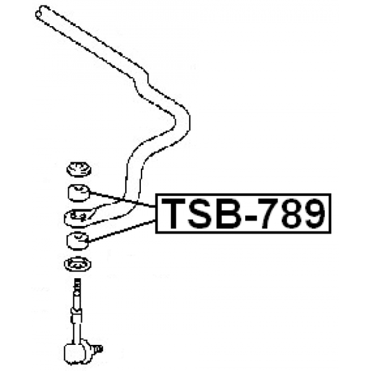 TSB-789 - Kiinnike, tukivarsi 
