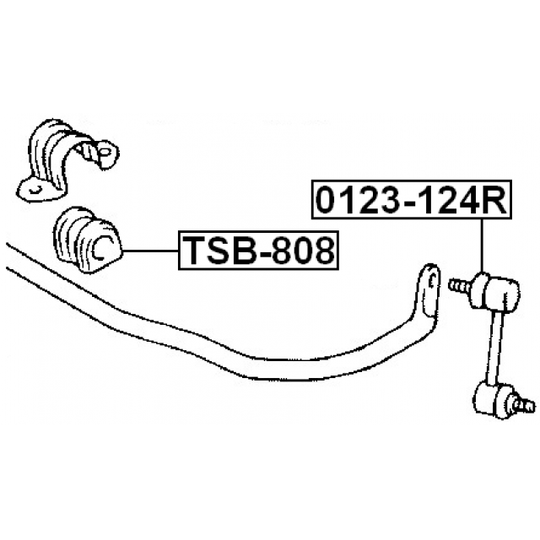 TSB-808 - Kinnitus, stabilisaator 