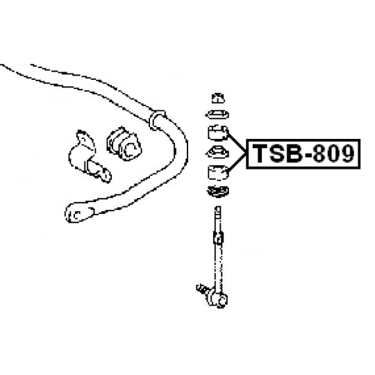 TSB-809 - Tie Bar Bush 