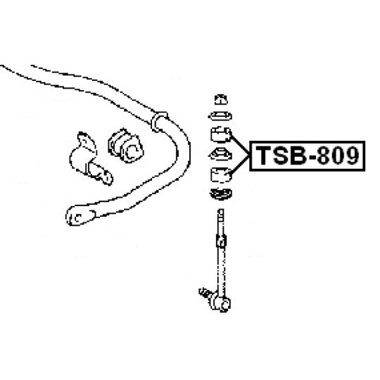 TSB-809 - Kiinnike, tukivarsi 