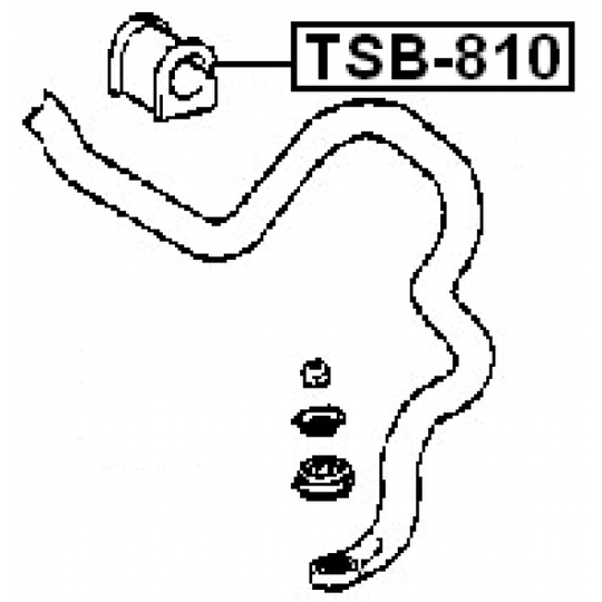 TSB-810 - Kinnitus, stabilisaator 