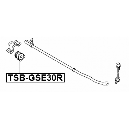 TSB-GSE30R - Stabiliser Mounting 