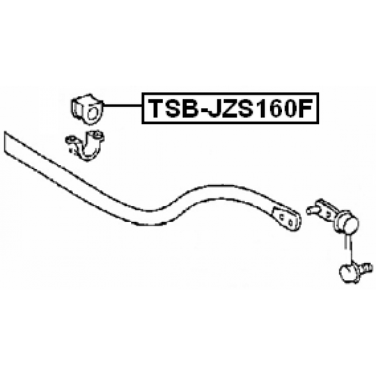 TSB-JZS160F - Stabiliser Mounting 