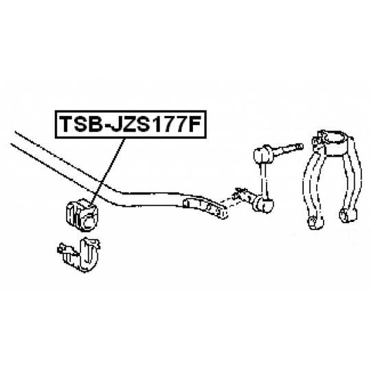 TSB-JZS177F - Bussning, krängningshämmare 