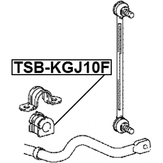 TSB-KGJ10F - Stabiliser Mounting 