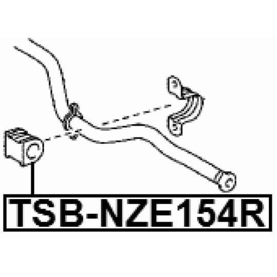 TSB-NZE154R - Stabiliser Mounting 