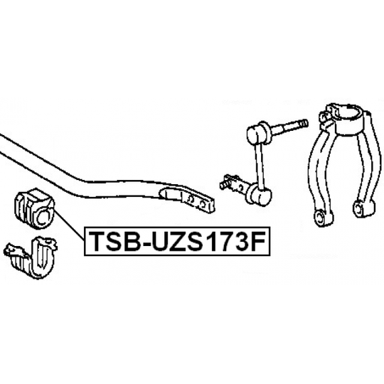 TSB-UZS173F - Kinnitus, stabilisaator 