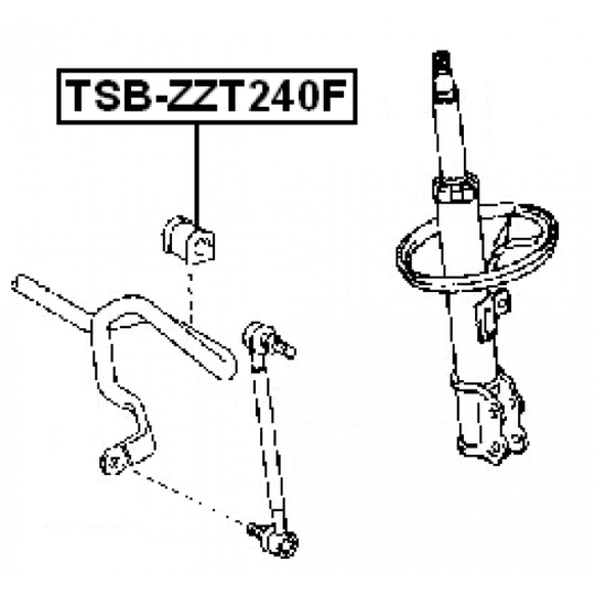 TSB-ZZT240F - Stabiliser Mounting 