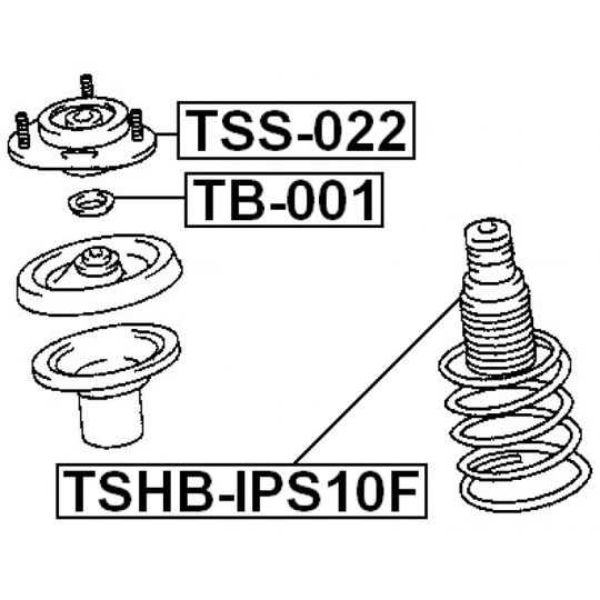 TSHB-IPS10F - Kaitsemüts / kaitsekumm, amort 