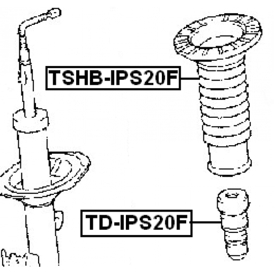 TSHB-IPS20F - Protective Cap/Bellow, shock absorber 