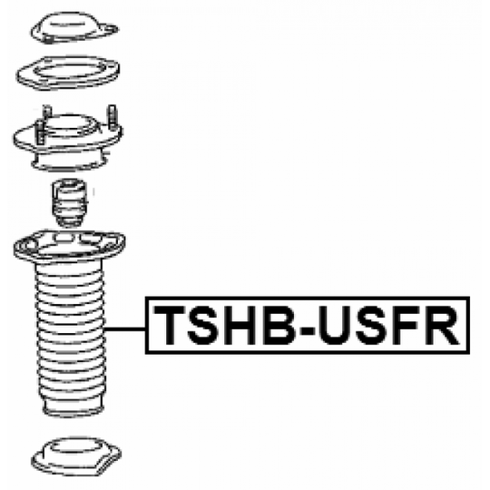 TSHB-USFR - Kaitsemüts / kaitsekumm, amort 