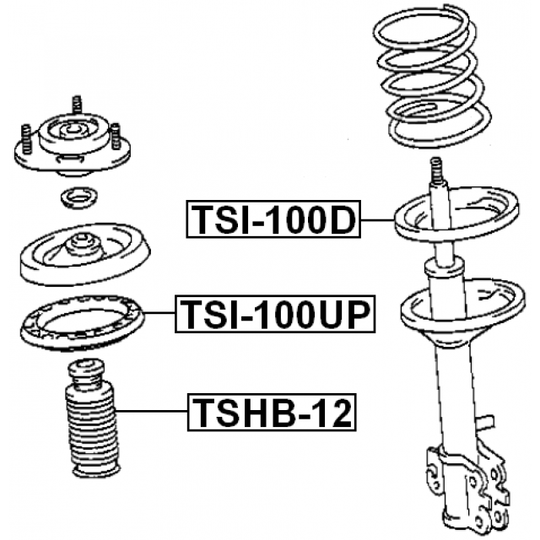 TSI-100D - Spring Cap 