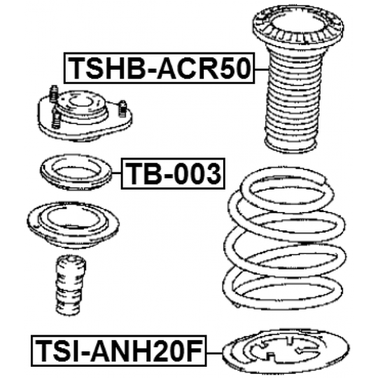 TSI-ANH20F - Spring Cap 