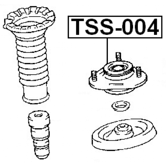 TSS-004 - Mounting, shock absorbers 