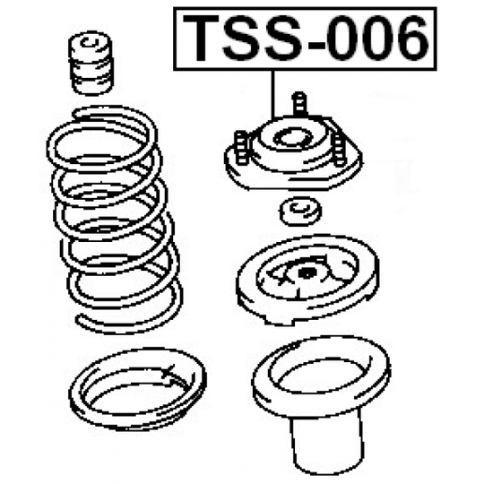 TSS-006 - Mounting, shock absorbers 