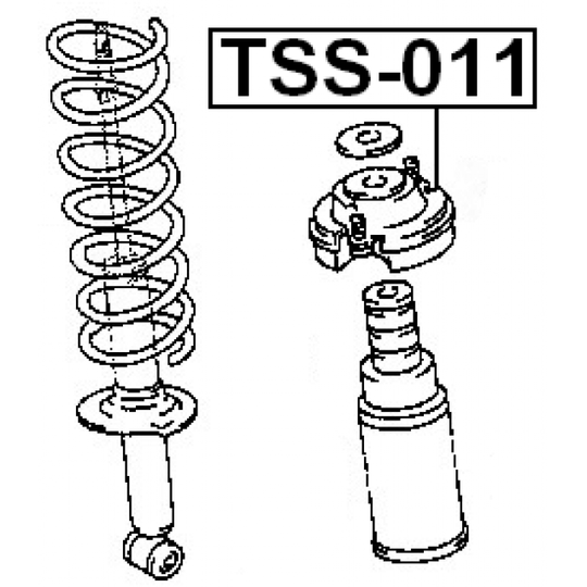 TSS-011 - Mounting, shock absorbers 
