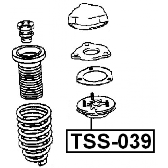 TSS-039 - Mounting, shock absorbers 