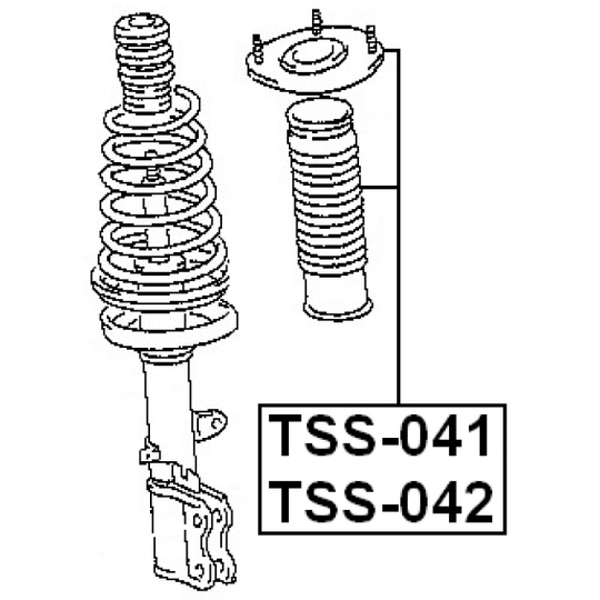 TSS-041 - Montering, stötdämpare 