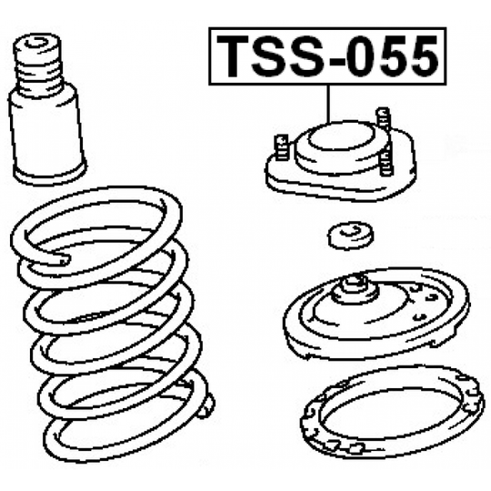 TSS-055 - Montering, stötdämpare 