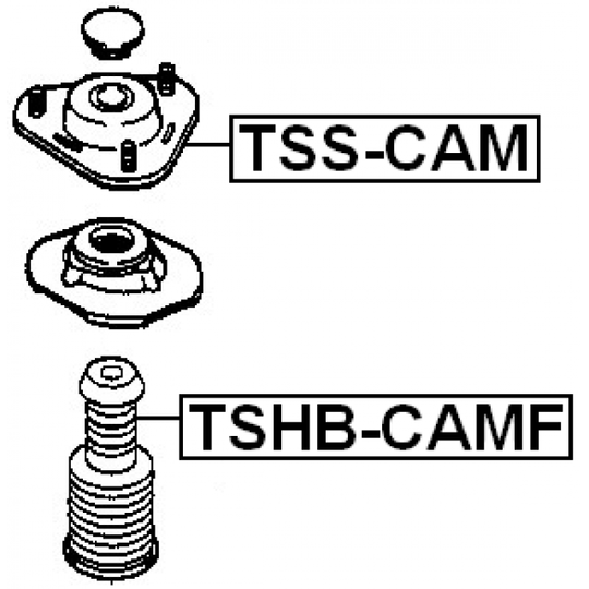 TSS-CAM - Montering, stötdämpare 