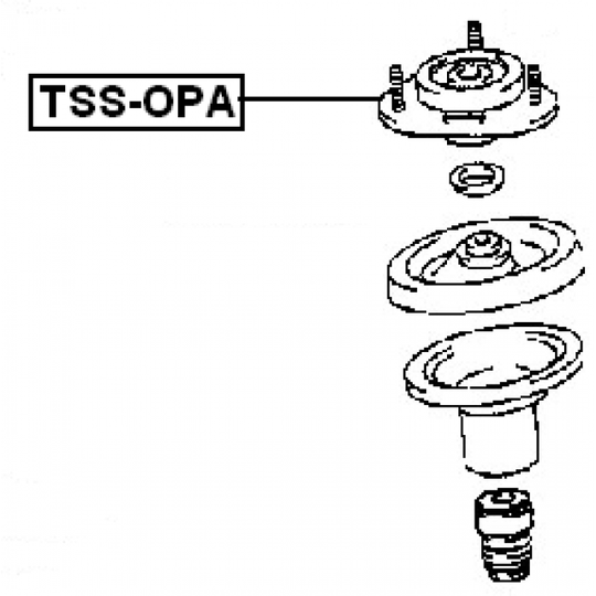 TSS-OPA - Mounting, shock absorbers 