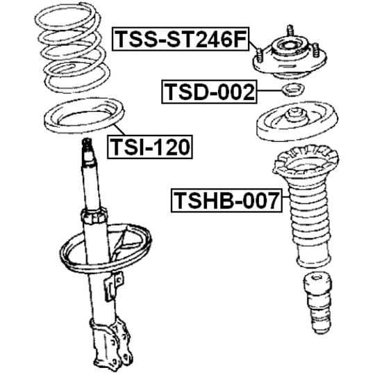 TSS-ST246F - Iskunvaimentimen hela 