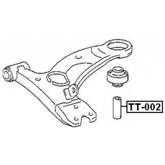 TT-002 - Sleeve, control arm mounting 