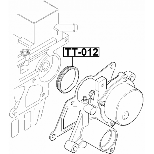 TT-012 - Packning, vakuumpump 